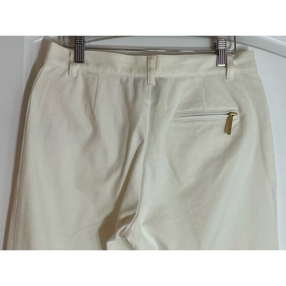 Lauren Jeans Co Capris Size 4P White High Rise Preppy Country Club Twee - Picture 5 of 6